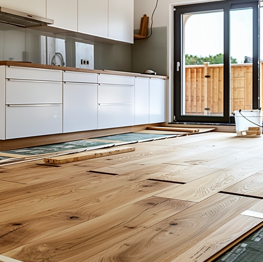 Kitchen floor sanding: Seamless rejuvenation