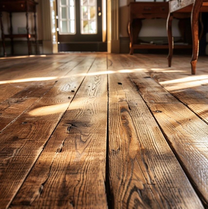 Refinishing Wood Floors with Visible Scratches